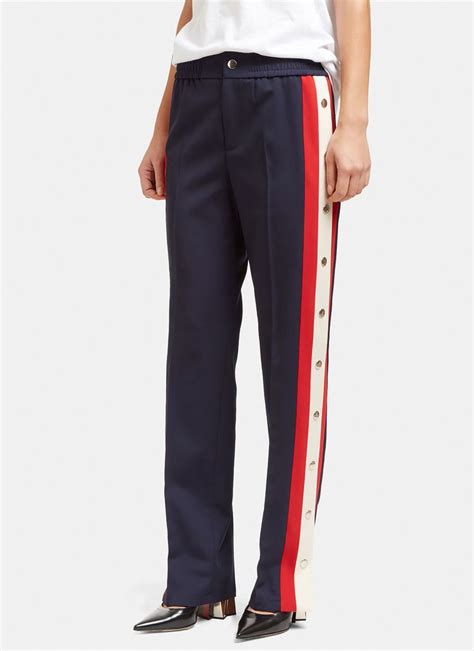 gucci striped pants womens|Gucci jeans women's.